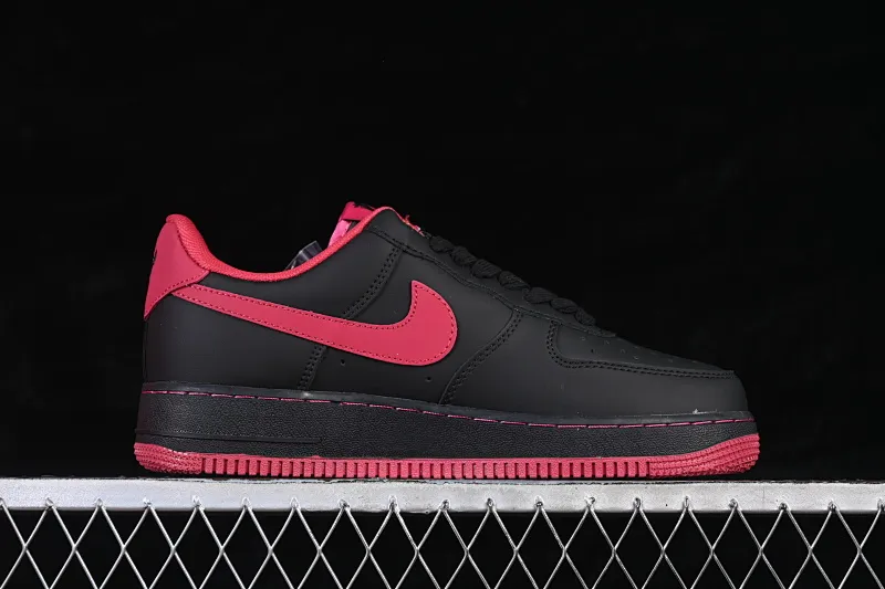 All categories Nk Air Force 1 Air Force series Nk Air Force 1 Low Air Force low top Nike Air Force 1'07 Low Year of the Horse limited edition Jet black rose red Air Force 1 low top casual sneakers FV3694-102
